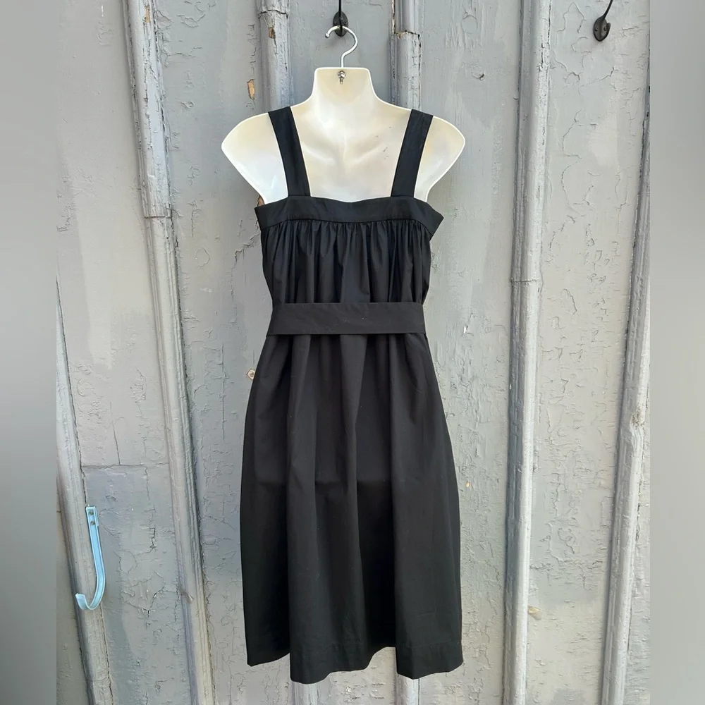 Club Monaco Black Sash Dress, size 0 - Picture 6 of 9